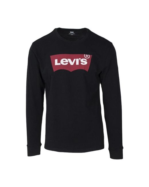 Levi's Black Long Sleeve Tops for men