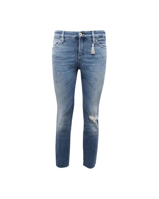 CYCLE Kate Crop Bootcup in het Blue