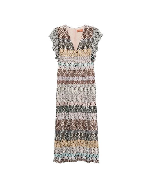 Missoni Maxi Dresses in het Natural