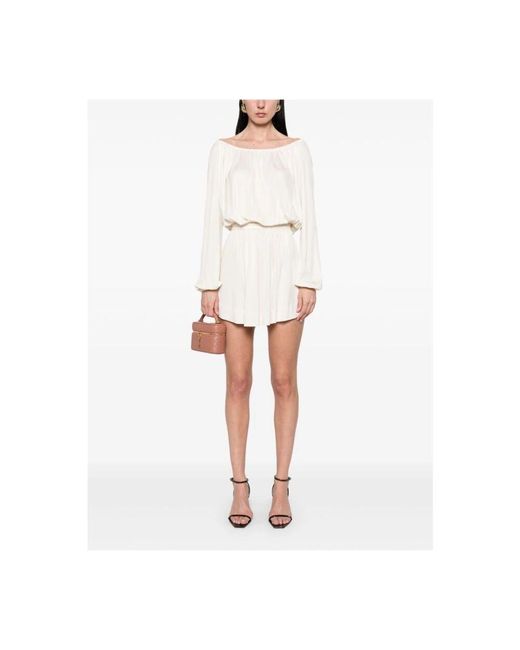 Short Dresses Saint Laurent de color White