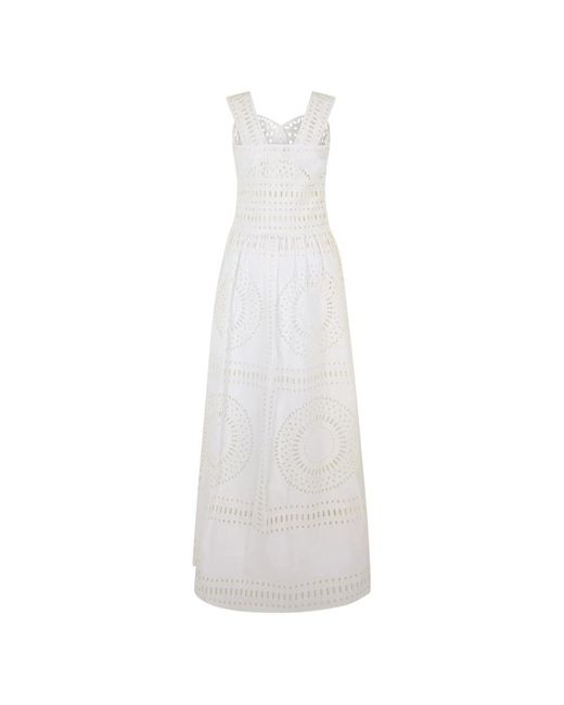 Alberta Ferretti White Maxi Dresses