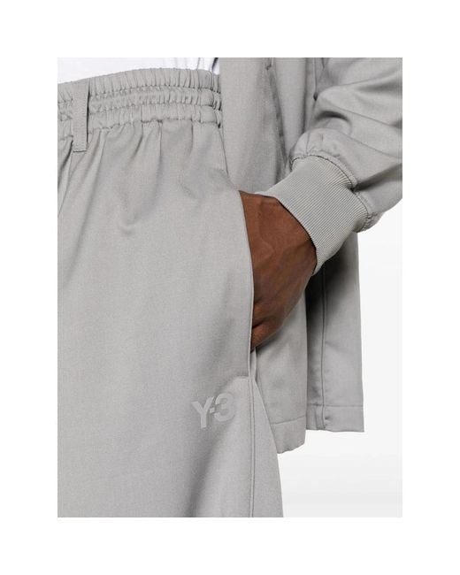 Y-3 Wide trousers in Gray für Herren