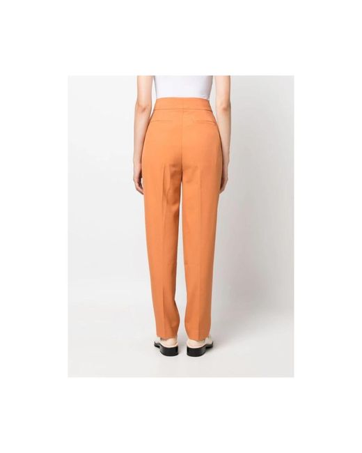 Rodebjer Orange Megan plissierte hose