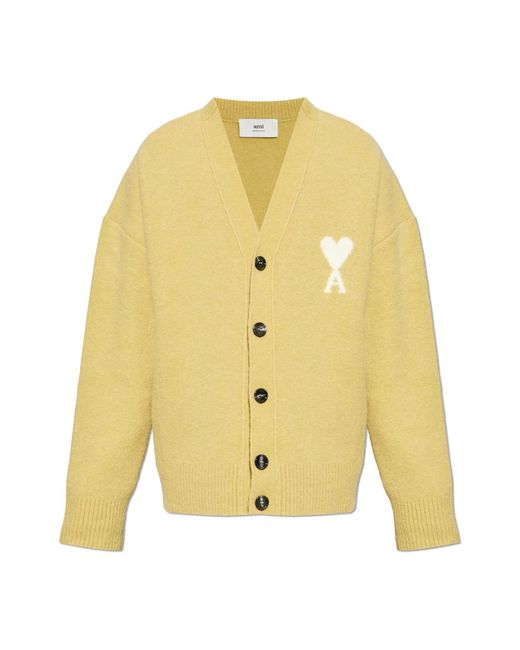 Cardigans AMI de color Yellow