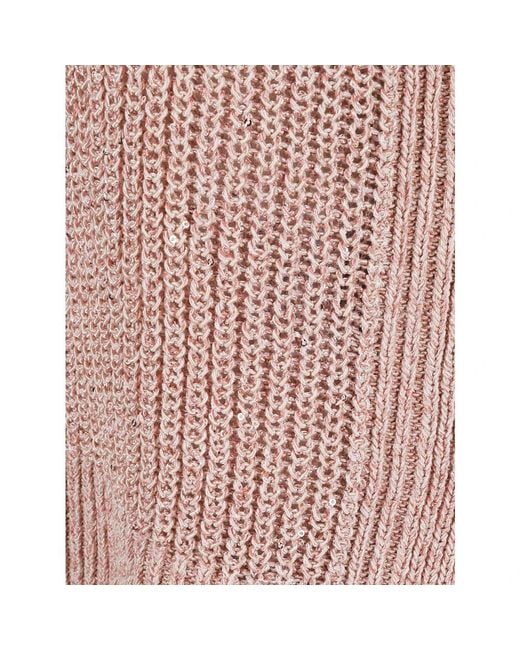 Herno Pink Rundhals-Strickware