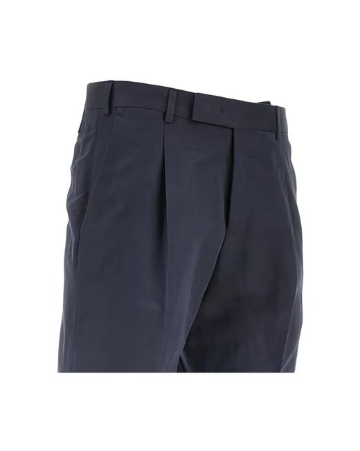 PT Torino Blue Suit Trousers for men