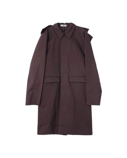 Rier Purple Single-Breasted Coats for men