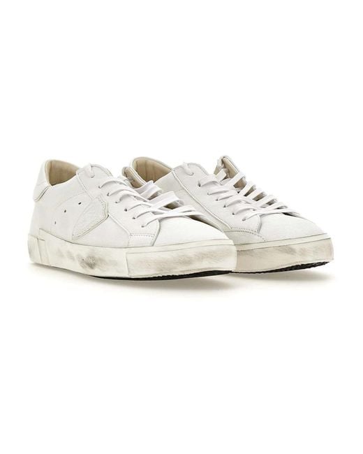 Philippe Model White Sneakers for men