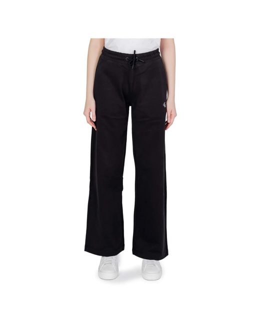 Calvin Klein Black Wide Trousers