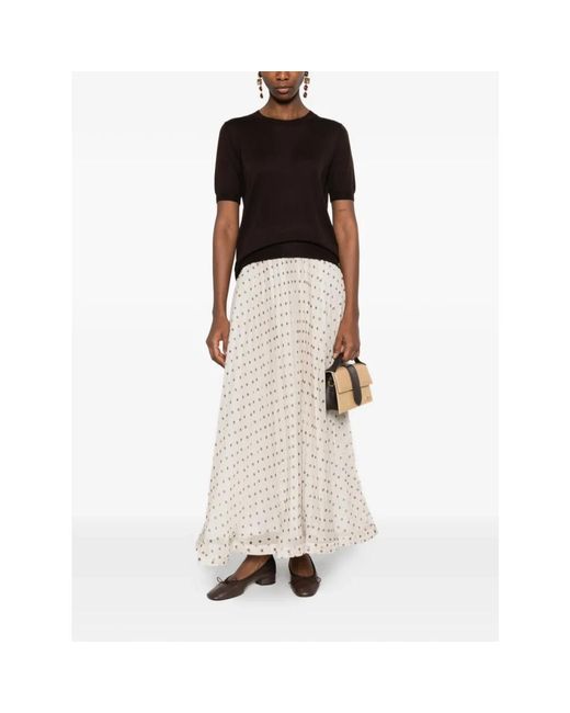 Maxi Skirts P.A.R.O.S.H. de color Natural