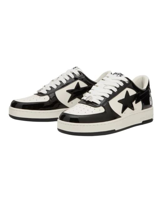 A Bathing Ape Black Sneakers for men