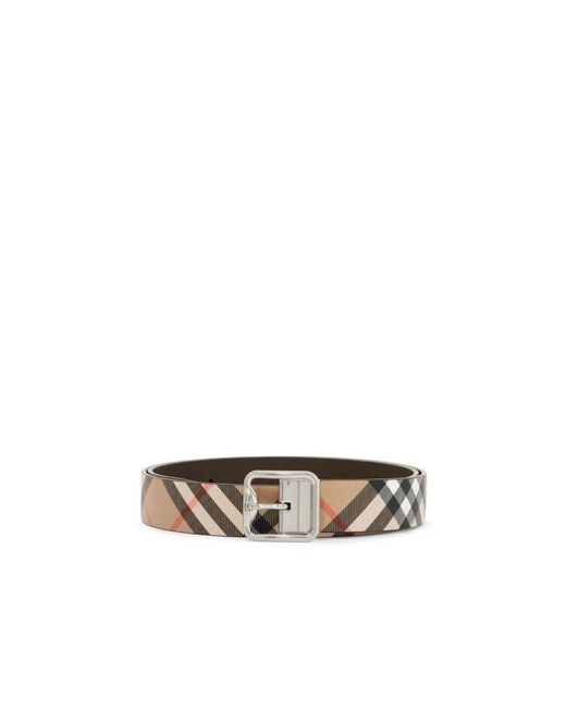 Burberry Metallic Belts for men