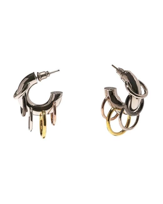 Earrings Panconesi en coloris Metallic