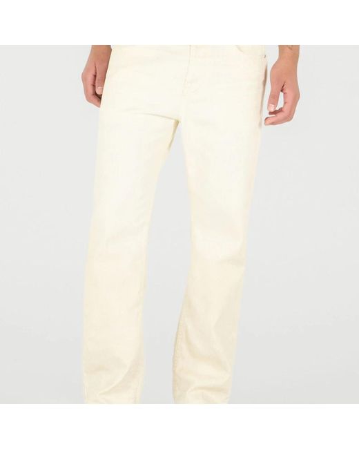 Roberto Cavalli White Straight Jeans for men