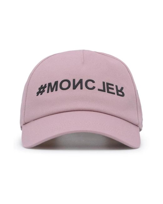Moncler Pink Caps for men