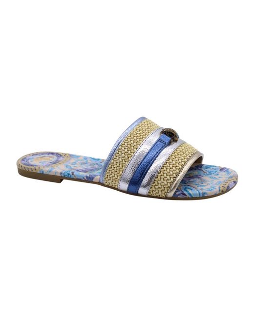 Kurt Geiger Blue Sliders