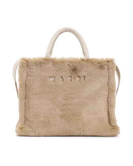 Handbags di Marni in Natural