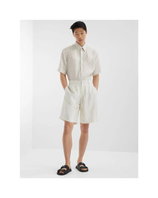 Fendi White Casual Shorts for men