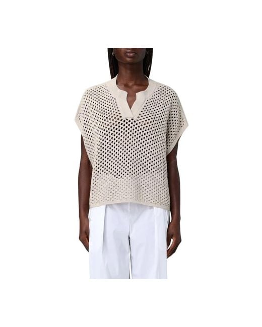 Liviana Conti Natural Blouses