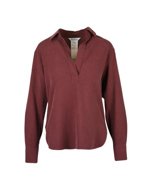 Max Mara Mirko Blouse in het Red
