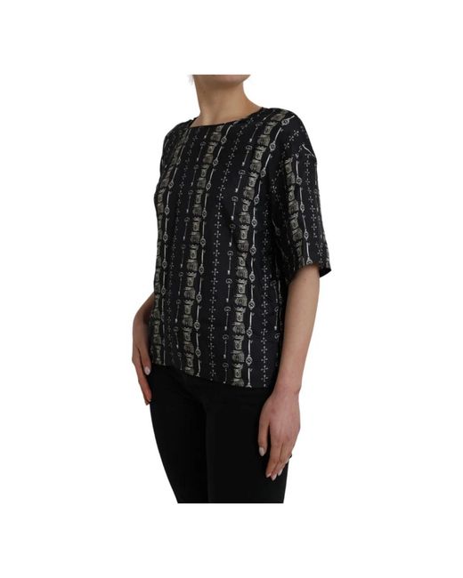 Dolce & Gabbana Black Blouses
