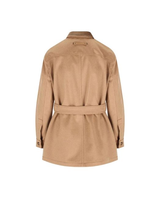 Belted Coats Max Mara en coloris Natural