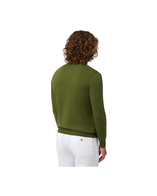 Harmont & Blaine Green Round-Neck Knitwear for men