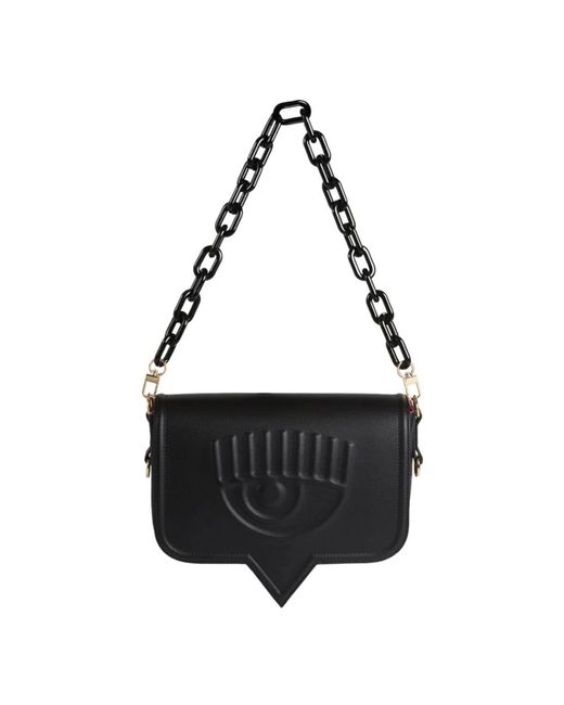 Eyelike borse - sketch 03 smooth calf pu di Chiara Ferragni in Black