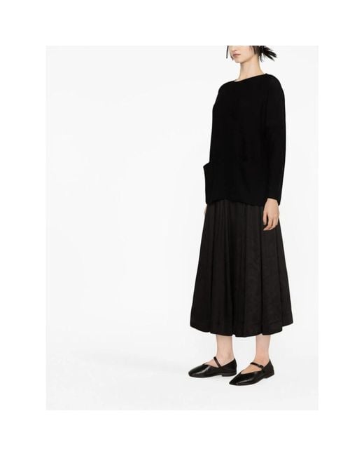 Daniela Gregis Black Round-Neck Knitwear