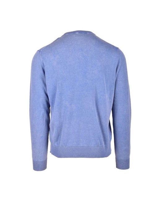Round-Neck Knitwear di Ballantyne in Blue da Uomo