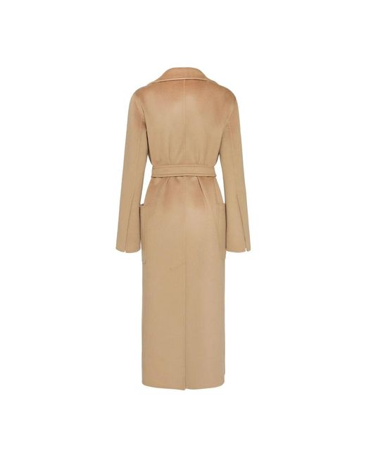 Max Mara Natural Belted Coats