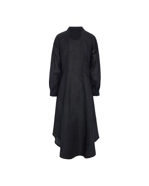 Bitte Kai Rand Black Langes Hemdblusenkleid