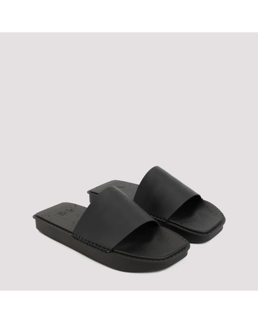 Y-3 Schwarze water slide sandalen,sandals in Black für Herren