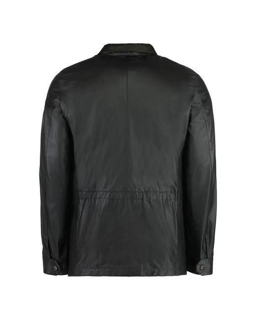 Leather Jackets Moorer pour homme en coloris Black