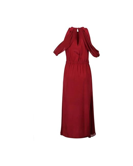 Crida Milano Red Midi Dresses