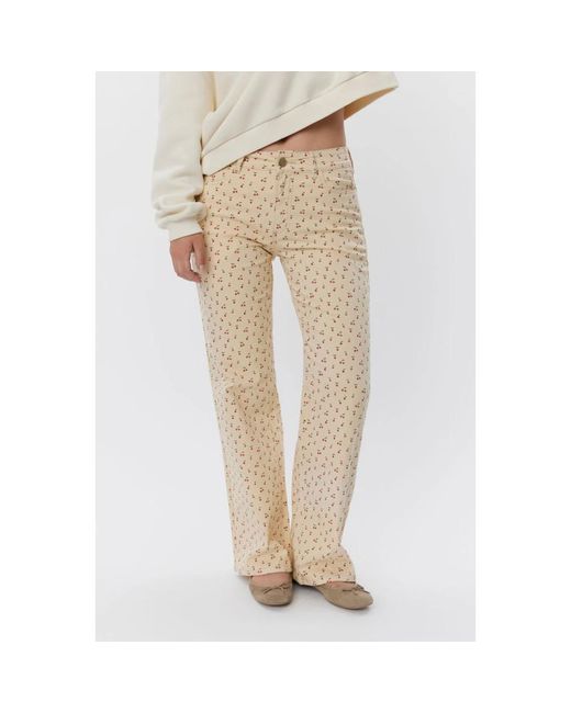 Sofie Schnoor Natural Straight Trousers