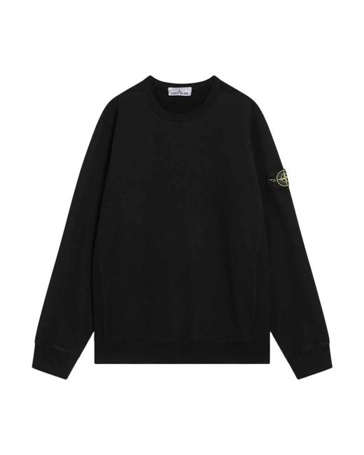 Sweatshirts Stone Island de hombre de color Black