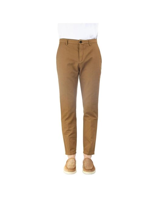 Slim-Fit Trousers di Department 5 in Natural da Uomo