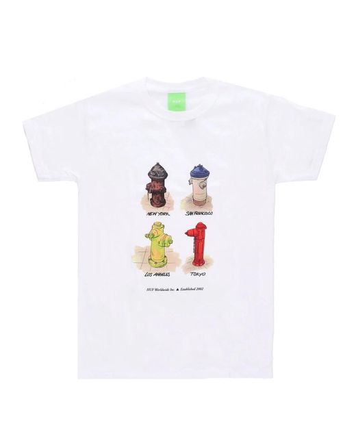 Huf White T-Shirts for men