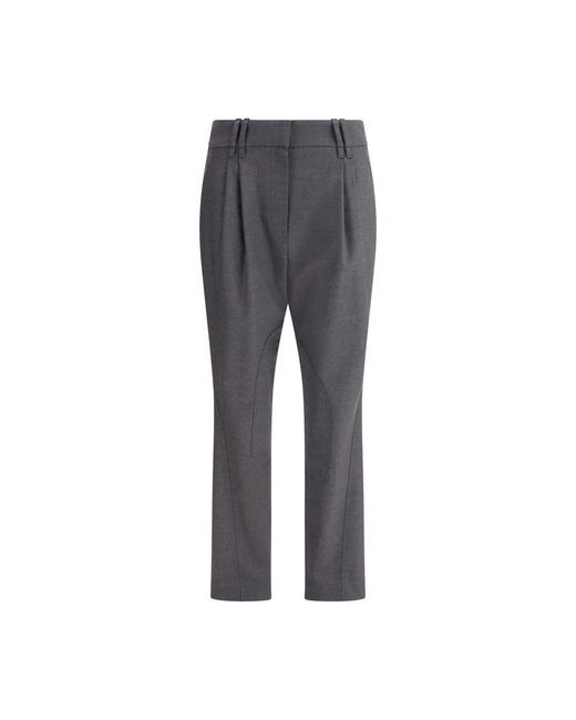 Brunello Cucinelli Slim-Fit Trousers in het Gray