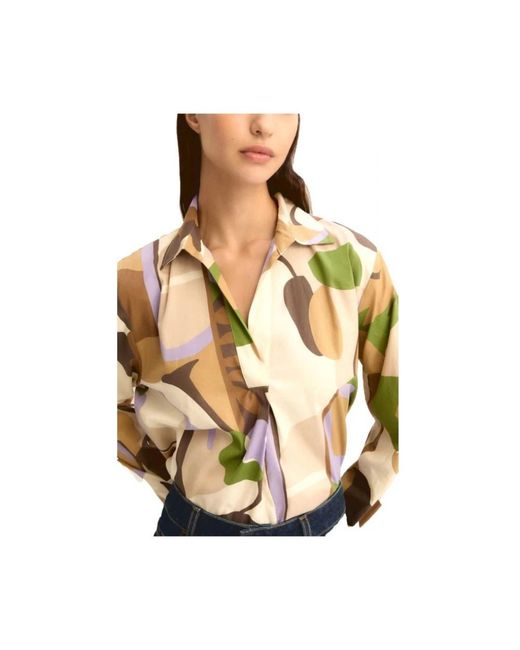 Marella Metallic Blouses