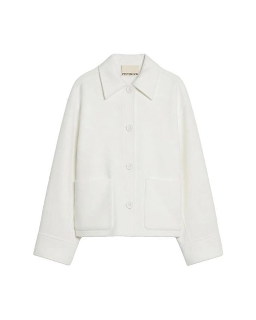 Light Jackets Pennyblack de color White