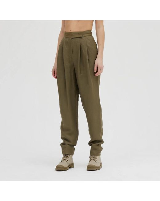 FEDERICA TOSI Green Tapered Trousers