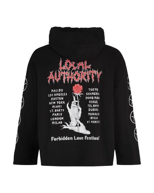 Local Authority Black Hoodies for men