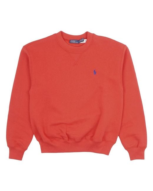 Polo Ralph Lauren Red Sweatshirts