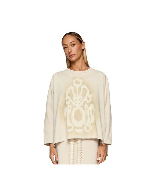 Long Sleeve Tops Dondup de color Natural