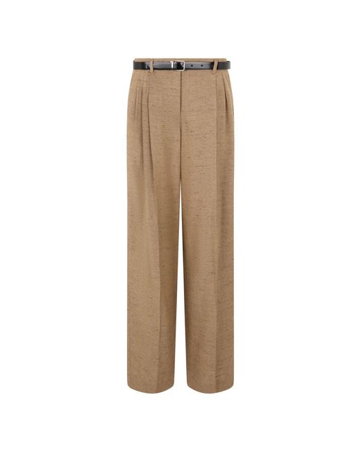 Dolce & Gabbana Natural Wide Trousers