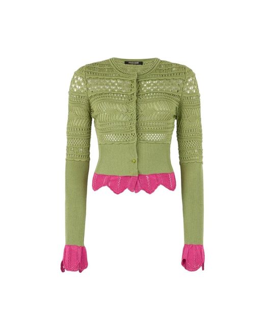 Roberto Cavalli Green Cardigans