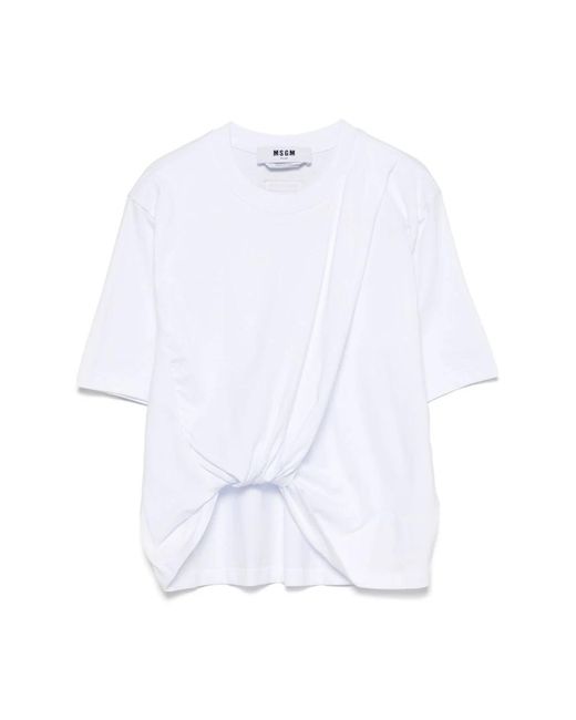T-Shirts di MSGM in White