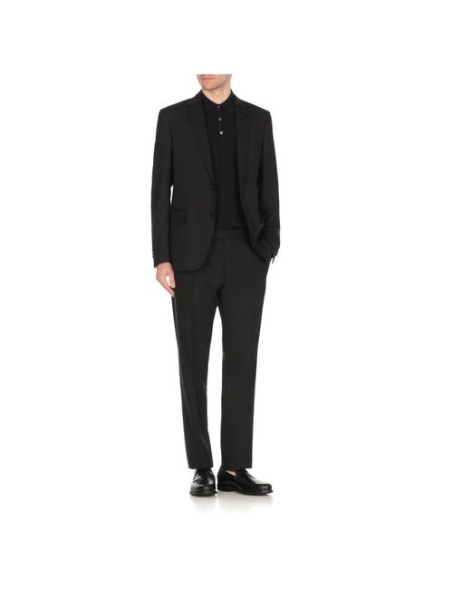 Lardini Single Breasted Suits in het Black voor heren